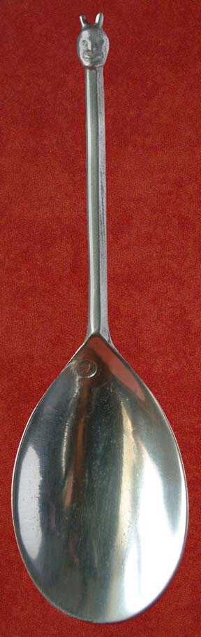 Jester head spoon