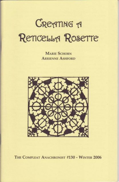 CA 0130: Creating a Reticella Rosette