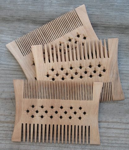Comb, fancy carved