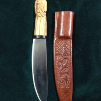 Carved Lady Knife