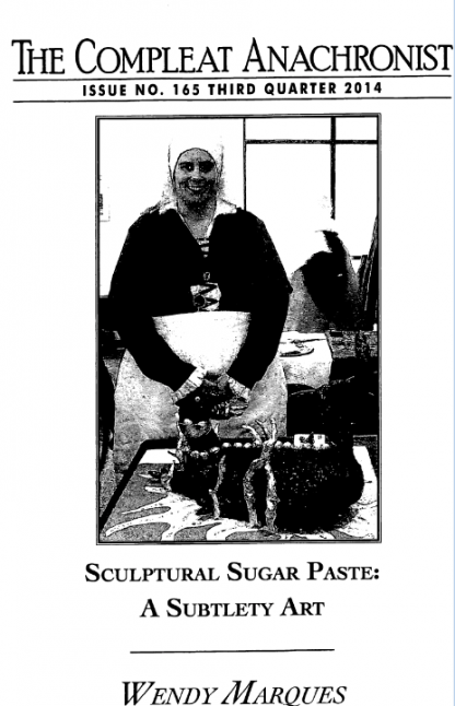 CA 0165: Sculptural Sugar Paste: A Subtlety Art