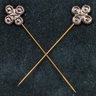 Quatrefoil Veil Pins (Pair)